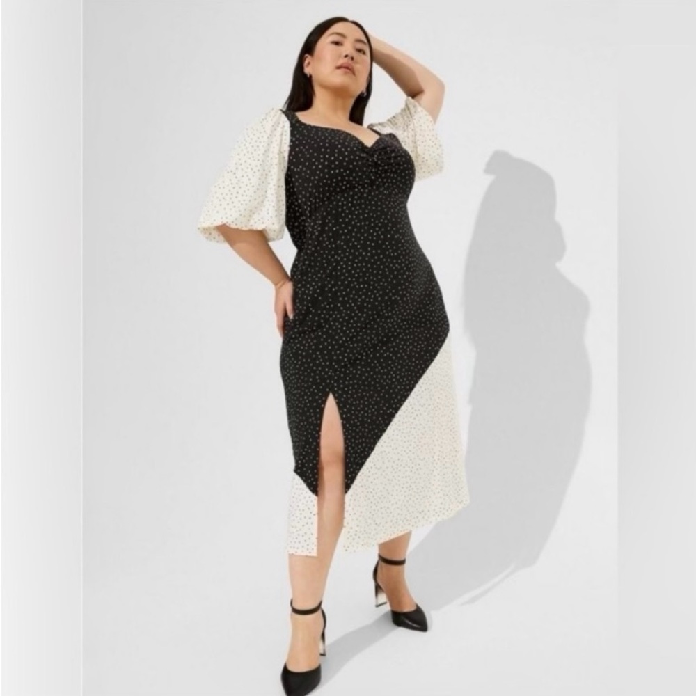 Black and White Polka Dot Dress